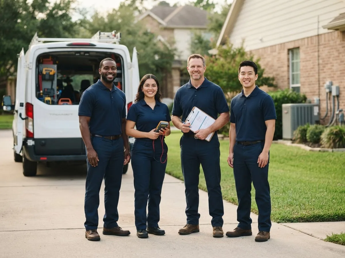 Certified HVAC technician near Mcleod, TX